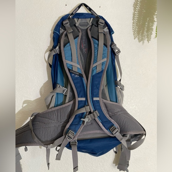 Gregory Z-30 Jetstream DTS Hiking Backpack Blue Camping Backpacking SZ MEDIUM - Picture 4 of 4